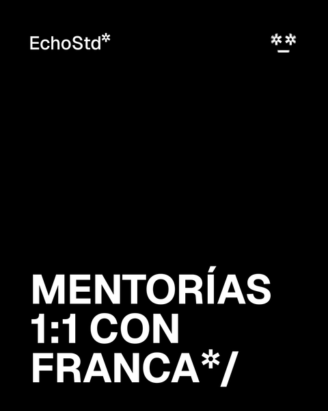 Mentorías 1:1 con Fran - Potenciá tu diseño y marca personal