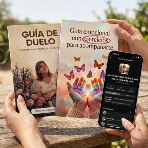Guía de Duelo + Guía Emocional de Ejercicios + Grupo de Whatsapp