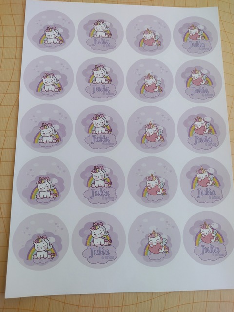 Plancha de stickers