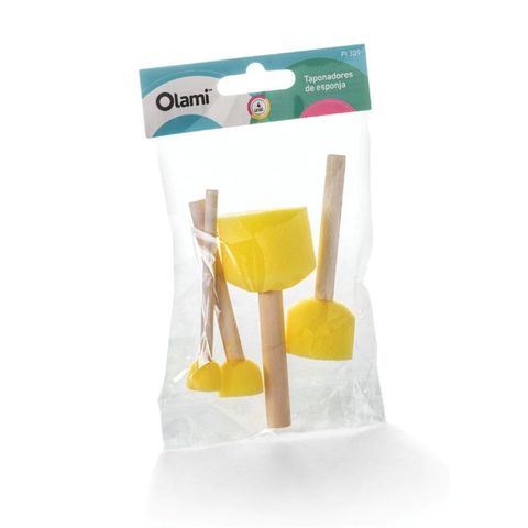 Pack de Pinceles Olami Taponador Goma espuma Setx4