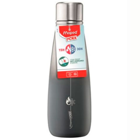 Botella Maped Concept 500 ml Adultos Acero Isométrica Gris (871105)