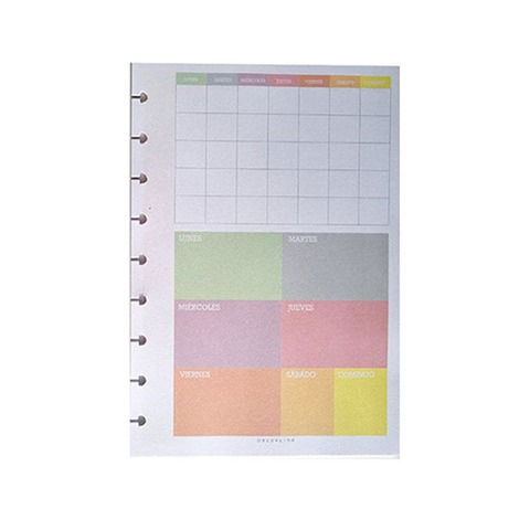 Repuesto Cuaderno Int. Decorline 18x25cm x30H. 