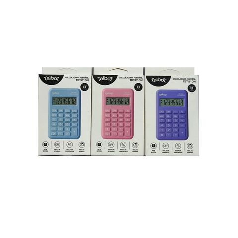 Calculadora Talbot Portatil TBT-210 (8 Digitos)