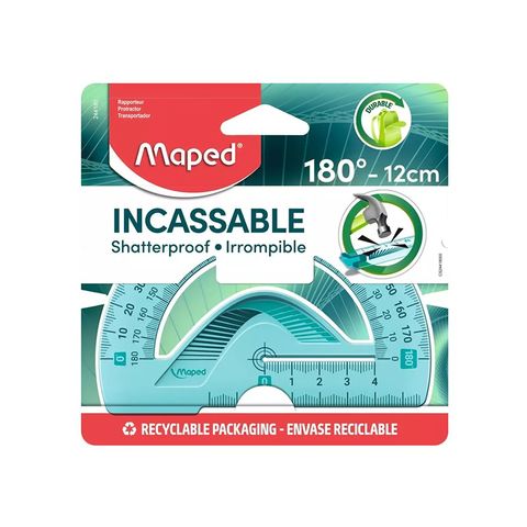 Transportador Maped 180° Irrompible