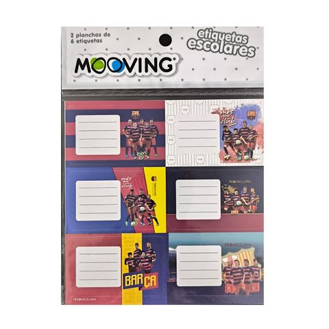 Etiquetas Mooving Barcelona 