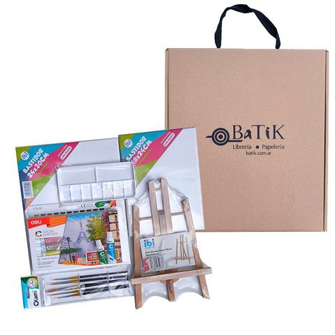    Set Artístico BTK Caja Cartón C/Acrilico x12