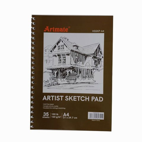 Block Artmate Boceto (160gr) (21x29,7cm) (HSSKP-A4) Artist Sk Pad Espiral