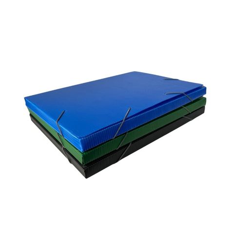 Carpeta Caja Plastica Oficio Multionda Rideo 