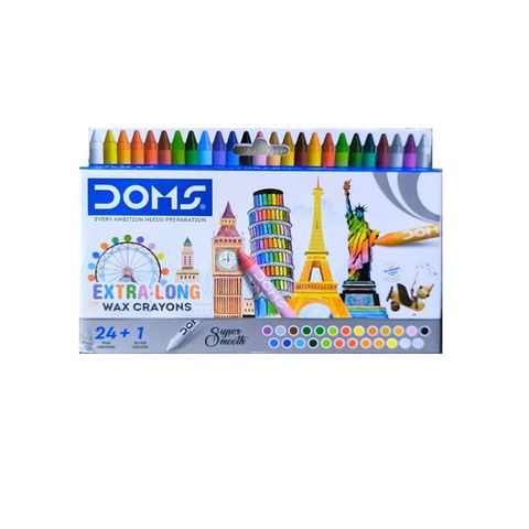 Cera Doms x24 Extra Largo + 1 Plateado (80496)