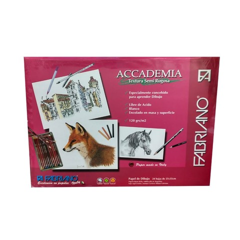 Block Fabriano Accademia Studio 120gr 25x35 (24h)