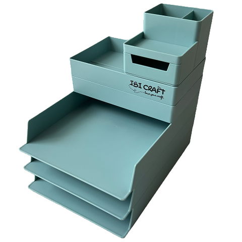 Organizador de Escritorio Ibi Craft 6 Piezas Apilables 