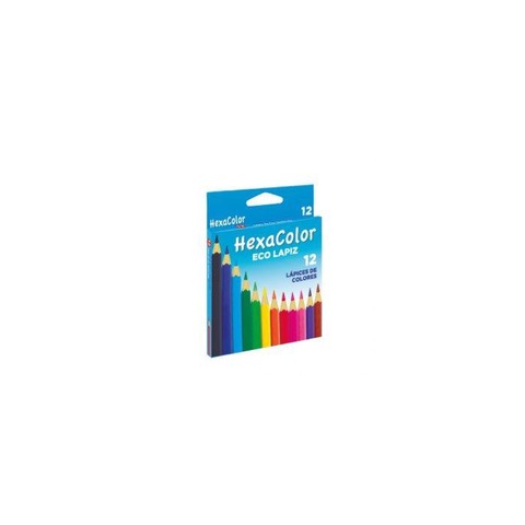 Lápiz Pax Hexacolor x12 Cortos