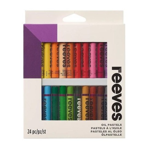 Pastel al Óleo Reeves x24 Largos