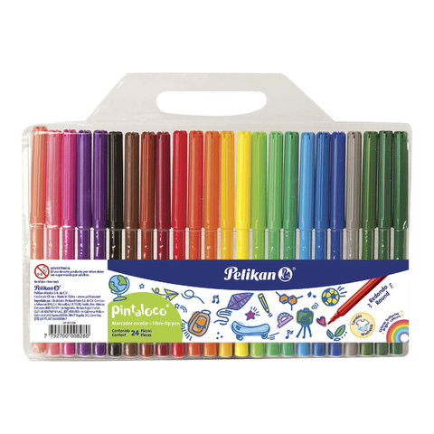 Marcador Pelikan Pintaloco Jr. x24