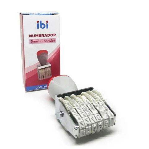 Sello numerador Ibi 5mm 6 Bandas