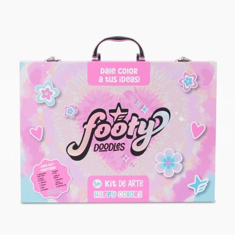Set de Dibujo Footy Valija Happy Colors Heart (SET505)