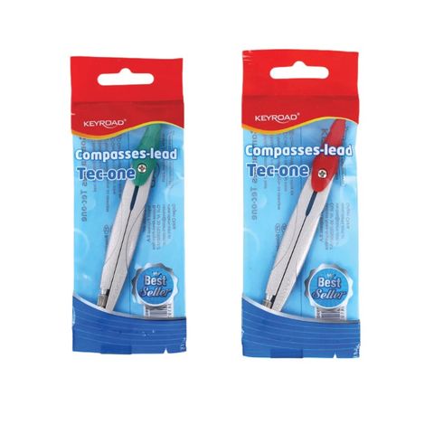 Compás escolar Keyroad Metal Flow Pack Mina 2mm (KR990210)
