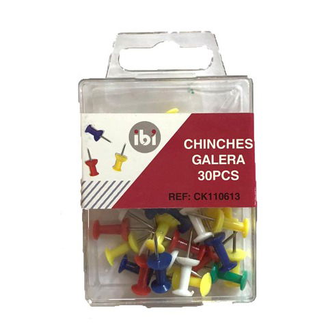 Chinche Señalador Galera x30 Caja Plástica 