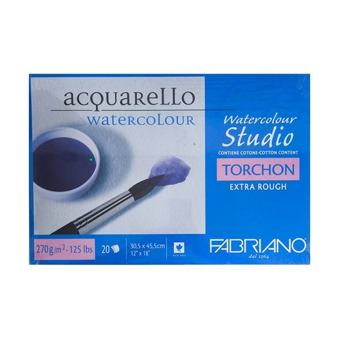 Block Fabriano Torchon 270gr 30.5x45cm 20H. (72703045)