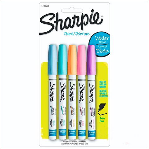 Marcador Sharpie Paint Set x 5 Pastel (Pintura)