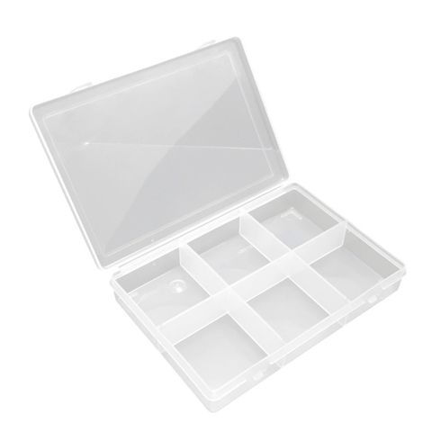 Organizador de elementos ASB Craft Plastico x6 Cavidades 15x10.6x2.6cm