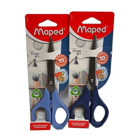 Tijera Maped Advanced Mango de goma 17cm (496100)