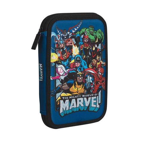 Cartuchera 1 Piso Tela Mooving Marvel 