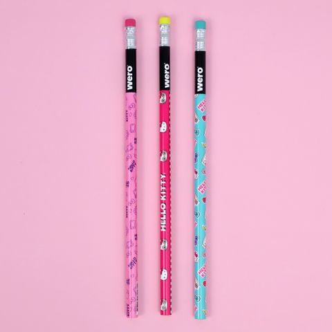  Lapiz Negro Wero Licencia con Goma 