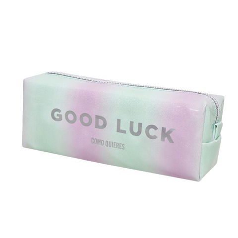 Cartuchera Mooving Tela Rectangular Grande Como Quieres Good Luck