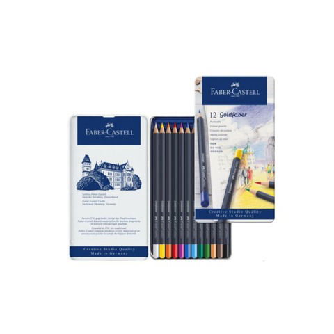 Lápiz Faber Castell Goldfaber Permanentes Lata x12