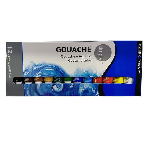 Tempera Daler Rowney x12 Gouache (0620)