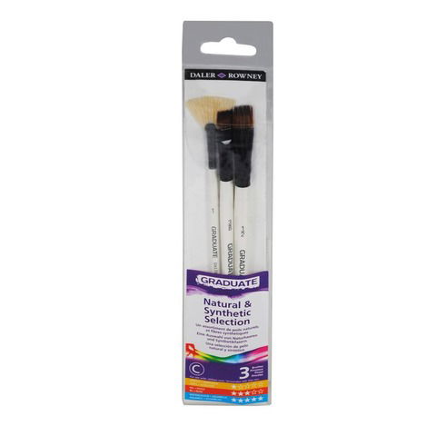 Pack de Pinceles Daler Rowney Graduate x3 (212 530 006)