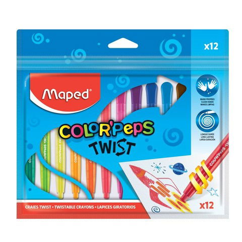 Cera Maped Lápiz Giratorio x12 Twist