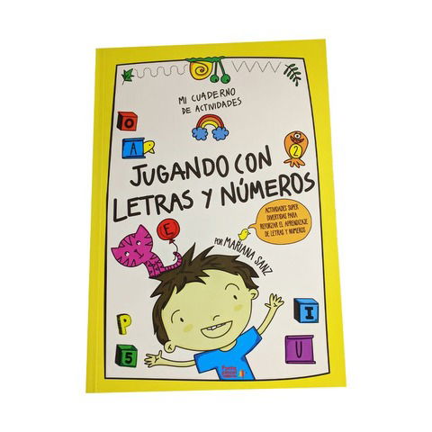 Libro para Colorear Infantil Colección Mi Cuaderno de... Letras y Números