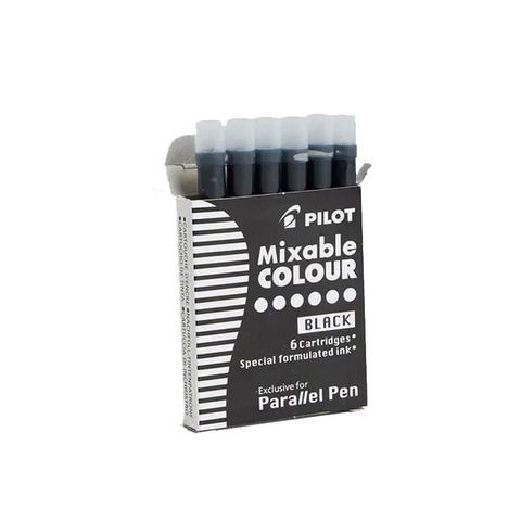 Cartucho Para Pluma Pilot Parallel x6 Negro