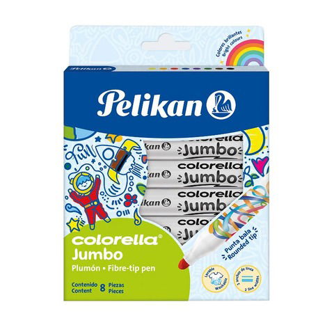 Marcador Pelikan Colorella Jumbo x8