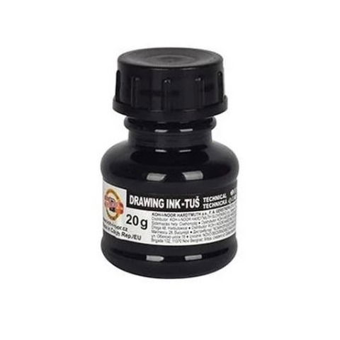 Tinta China Koh-i-noor 20gr Común Negra