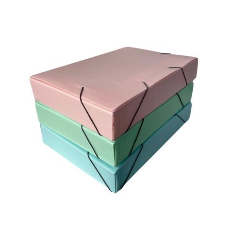 Carpeta Caja Plastica Oficio Multionda Rideo 6cm (5179/6)