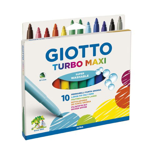 Marcador Giotto Turbo Maxi x10