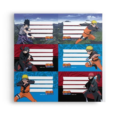 Etiquetas Mooving Naruto Mod24 x12