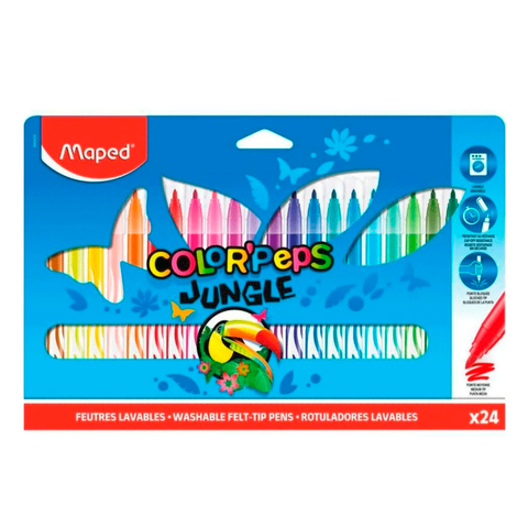 Marcador Maped Colorpeps Jungle x24 (845422)