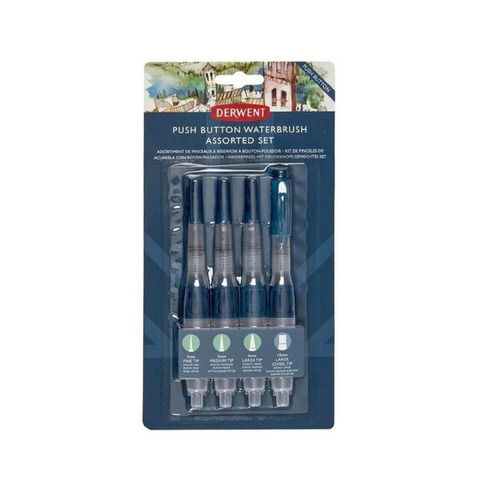 Pincel para Acuarelar Derwent Blister x4 (2305816)