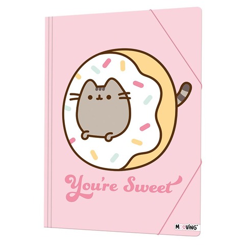 Carpeta Oficio con Elástico Mooving Pusheen 