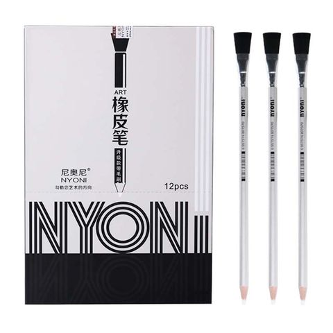 Lapiz Goma de Borrar Nyoni c/Escobilla (2820)