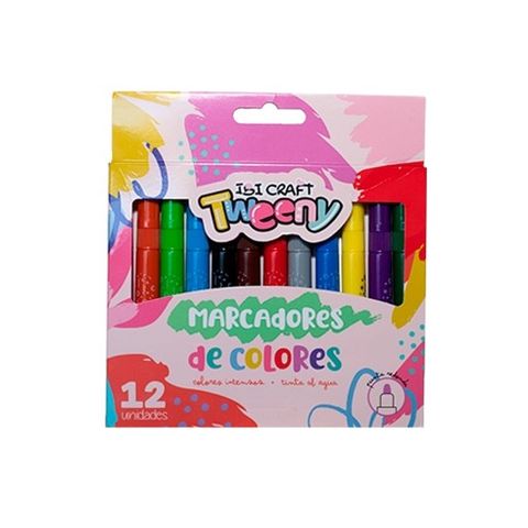 Marcador Ibi Craft Tweeny Grueso x12 (570262)