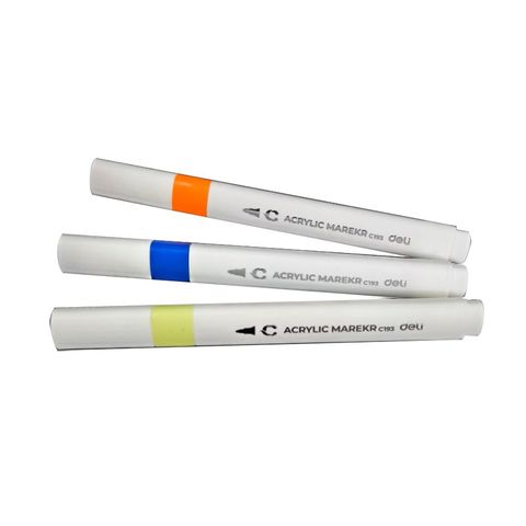 Marcador Deli Acrilico x Unidad (C193A)