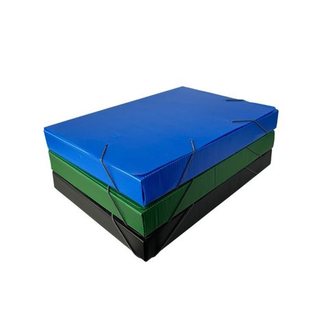 Carpeta Caja Plastica Oficio Multionda Rideo 