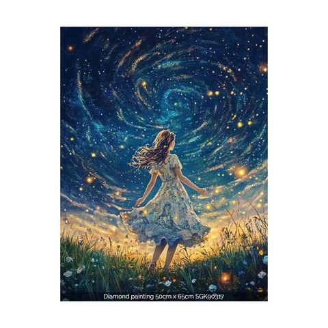 Diamond Painting 50x65cm Estuche cristal S/Bastidor 