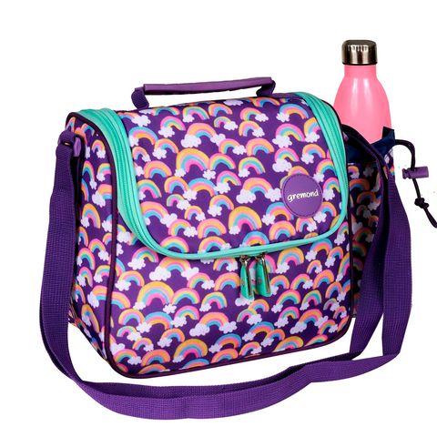 Lunchera Gremond con Porta Botella 24x26 x14CM. Arco Iris (0521-4002-0048)