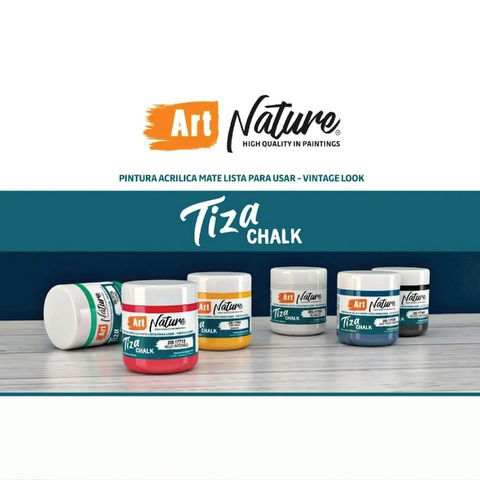 Pintura a la Tiza Chalk Art Nature 200ml Metalizada